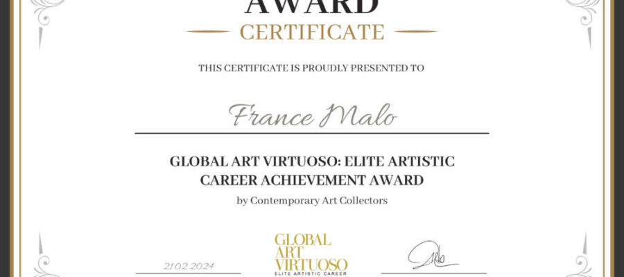 MALO reçoit le prestigieux Global Art Virtuoso Award 2024.
