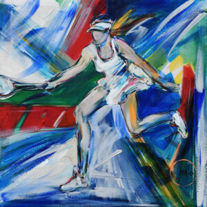 Championne de tennis